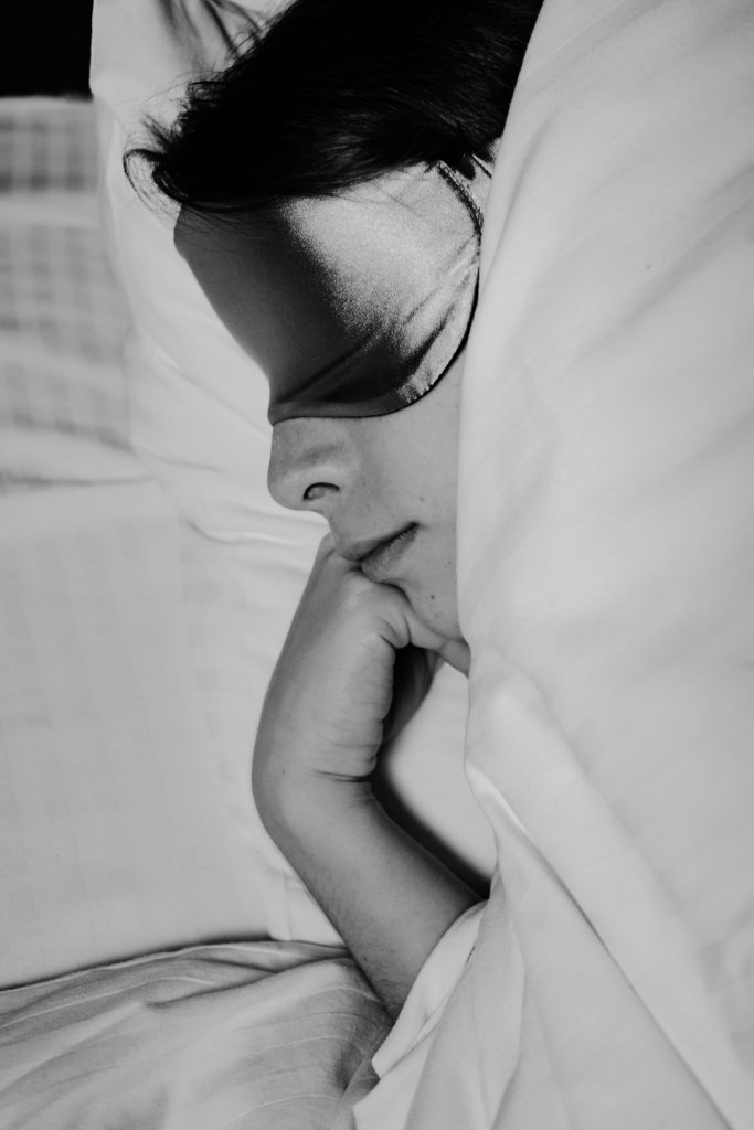 femme entrain de dormir